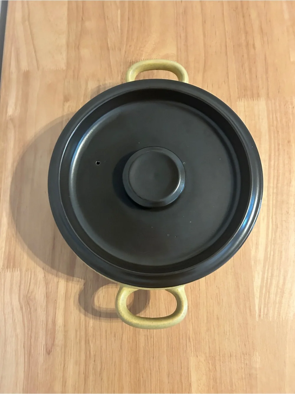 Vintage Flame Frost Cooker Casserole Dish w/Lid